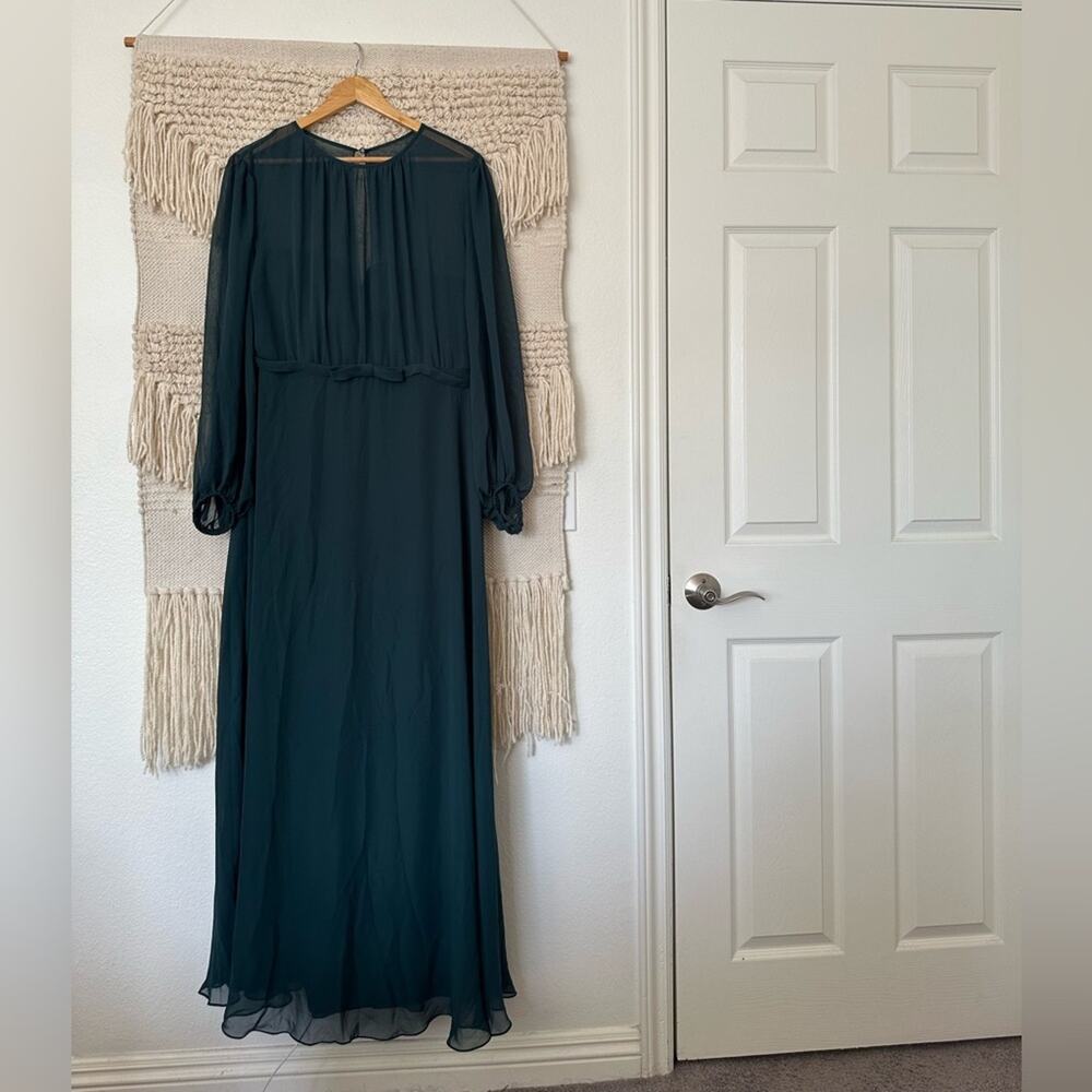 Dessy Collection Chiffon Maxi Dress NWT